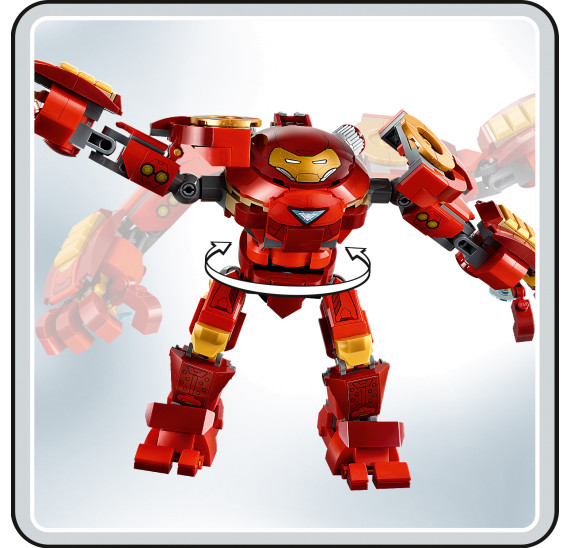 LEGO SUPER HEROES 76164 Iron Man Hulkbuster proti agentovi A.I.M.