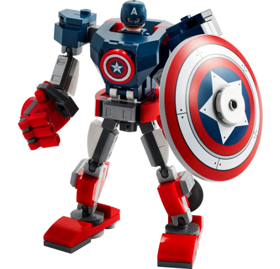 Lego Super Heroes 76168 Captain America v obrněném robotu