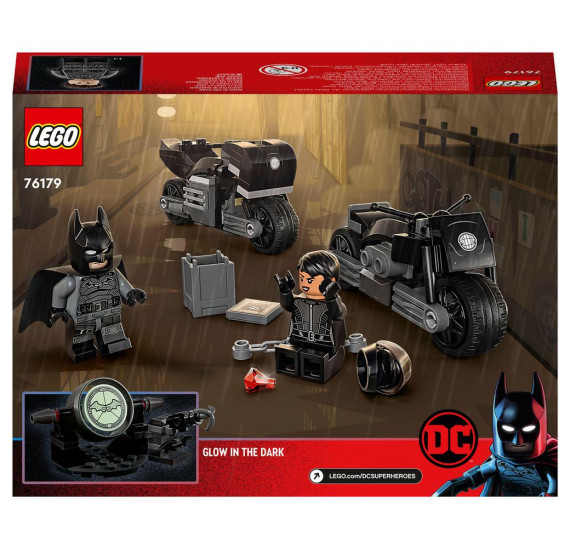 Lego Batman 76179 Honička na motorce Batmana a Seliny Kyle