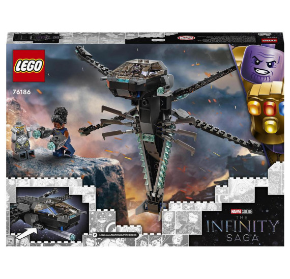 LEGO Marvel 76186 Black Panther a dračí letoun