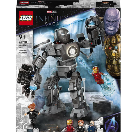 LEGO® Marvel Avengers 76190 Iron Man: běsnění Iron Mongera