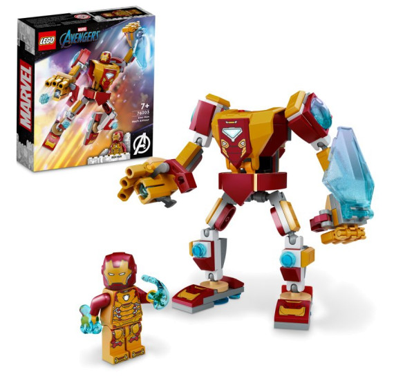 LEGO Super Heroes 76203 Iron Manovo robotické brnění