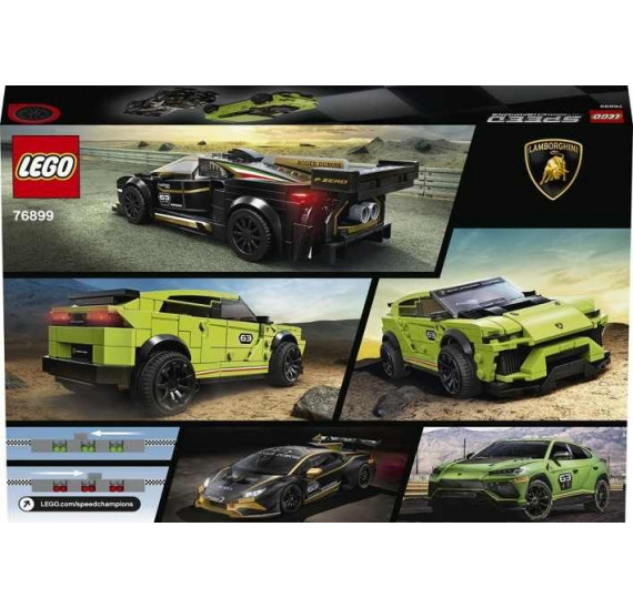 LEGO Speed Champions 76899 Lamborghini Urus ST-X & Lamborghini Huracán Super Trofeo EVO