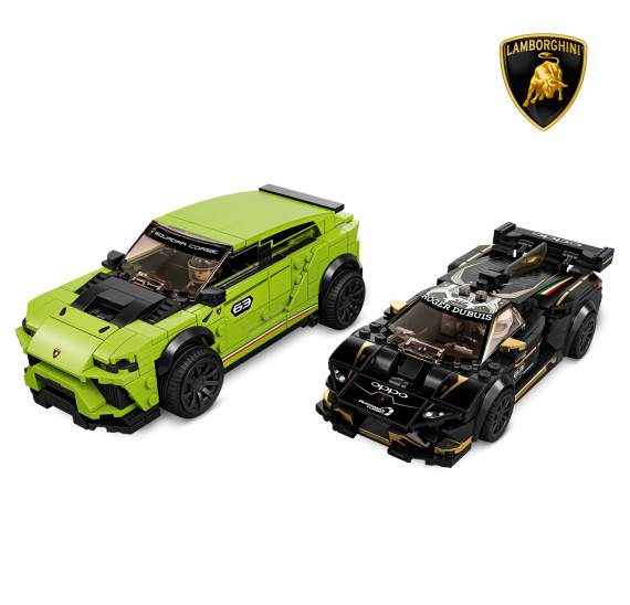 LEGO Speed Champions 76899 Lamborghini Urus ST-X & Lamborghini Huracán Super Trofeo EVO