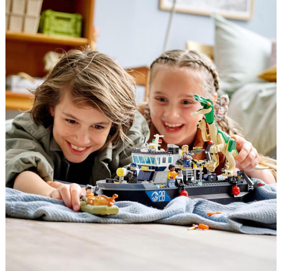 LEGO Jurassic World 76942 Útěk Baryonyxe z lodě