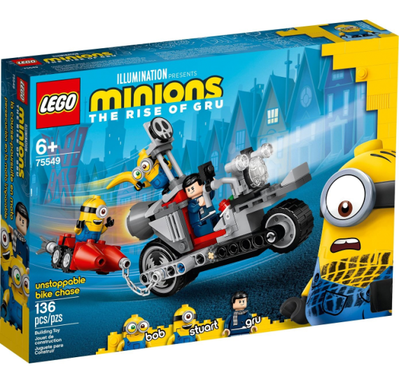 LEGO Mimoni 75549 Divoká honička na motorce