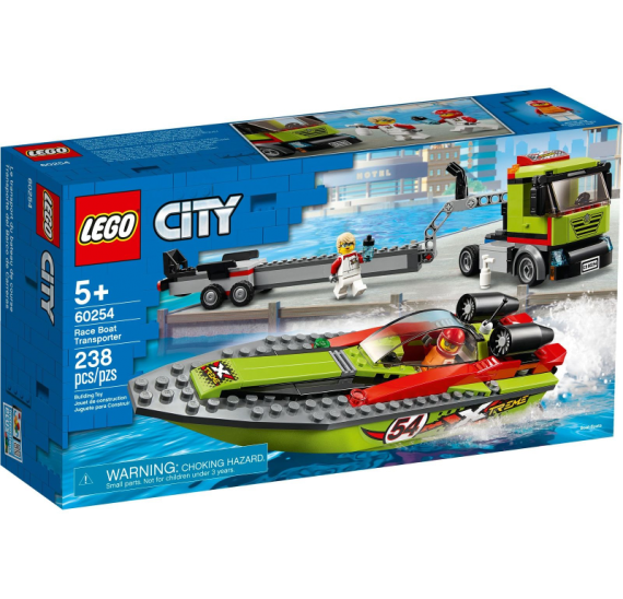 LEGO City 60254 Přeprava závodního člunu