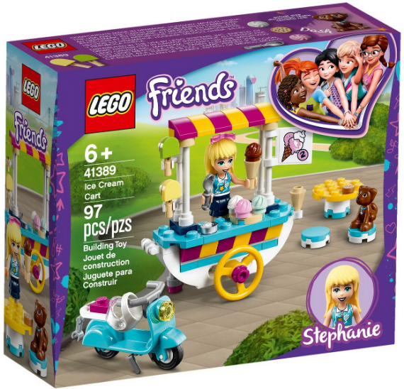 LEGO FRIENDS 41389 Pojízdný zmrzlinový stánek